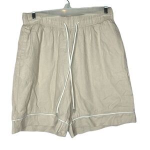 Urban Outfitters Standard Cloth Tan/White Shorts. Size Small.